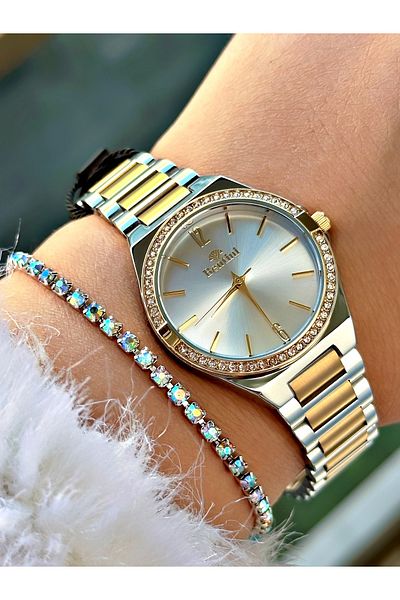Bentini Women's Wrist Watch with Steel Band - Waterproof, 2-Year Warranty