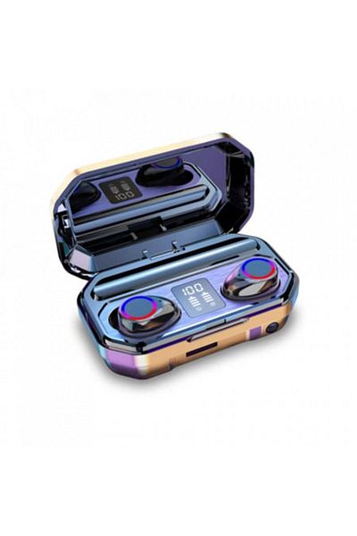 Blusmart Casti Bluetooth M 12 TWS, 5.0, Ecran digital, Microfon