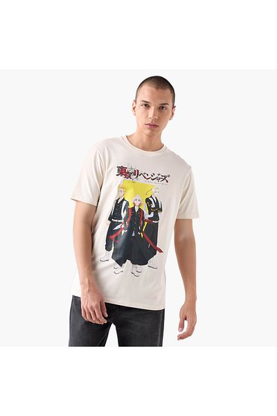 SP Characters Tokyo Revengers Print Crew Neck T-shirt