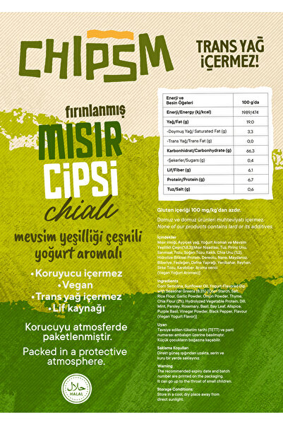Doğal Agro CHIPSM MISIR VE PİRİNÇ TANIŞMA PAKETİ 5'Lİ