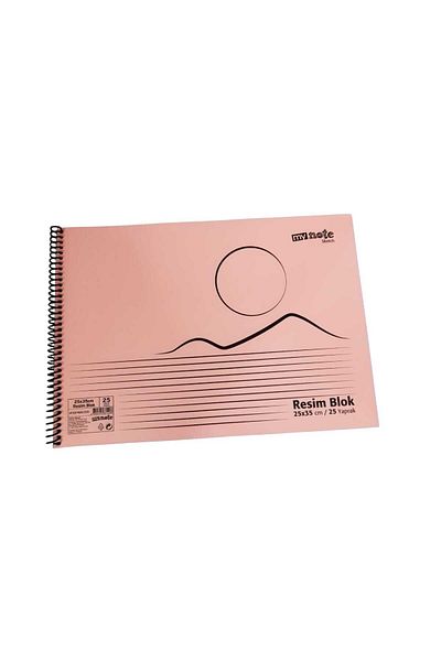 Mynote 25X35 Plastic Cover 25 Leafs Picture Notebook