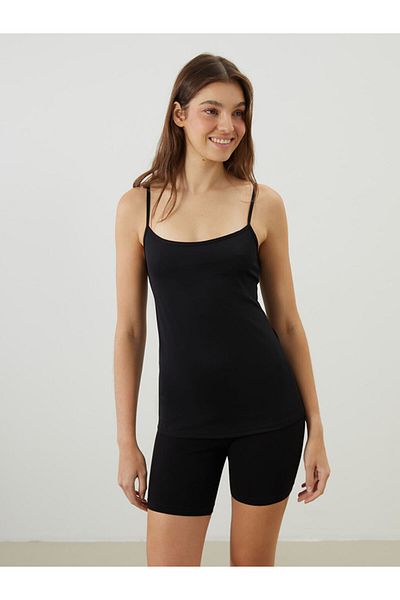 LC Waikiki Black Square Collar Women's Athlete