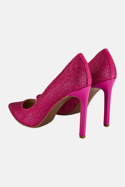 Nine West Women Twinn Slip On Pumps, Fuchsia