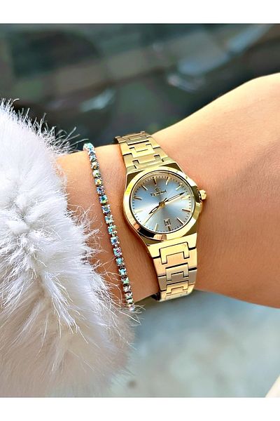 Bentini Women's Wrist Watch with Steel Band - Waterproof, Calendar, 2-Year Warranty