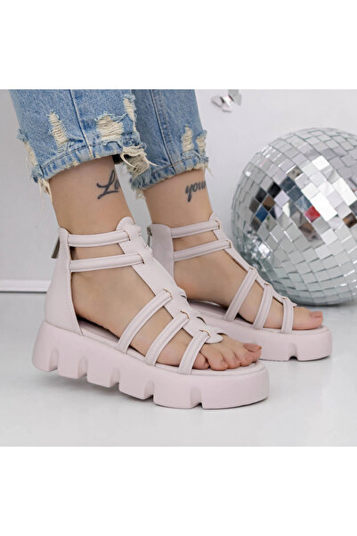 mei Sandale Dama cu Platforma 3HXS70 Roz | Mei