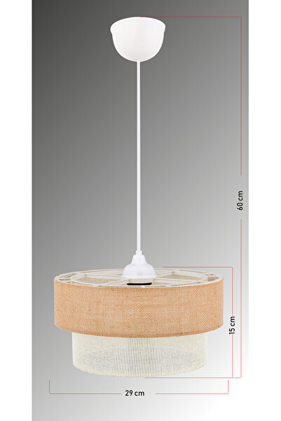 Emg DesiGn Kumaş Başlık 2 Katlı Pasta Avize Yatak Odası Çocuk Odası