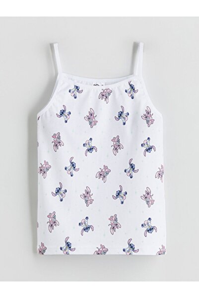 LC Waikiki Create Your Style from Uzg Store |   Angel and Stitch Printed Girl's Undershirt 2 Pack
