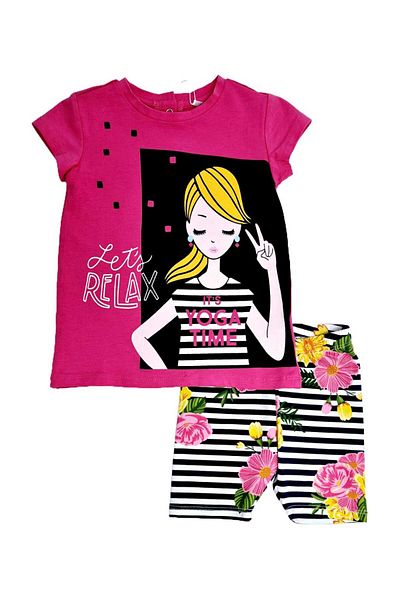 Chicco 2 Piece Set T-Shirt+Pants COTTON