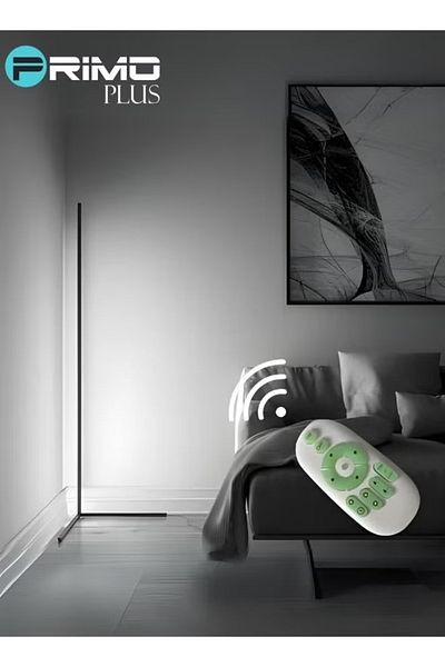 Primo Plus Corner Floor Lamp, Modern Corner Lamp Floor Light Standing LED Night With Remote Control