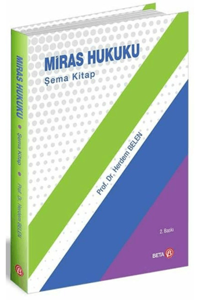 Beta Yayınevi Miras Hukuku Şema Kitap