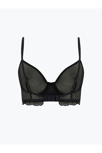 LC Waikiki Black Underwire Unpadded Lace T-Shirt Bra