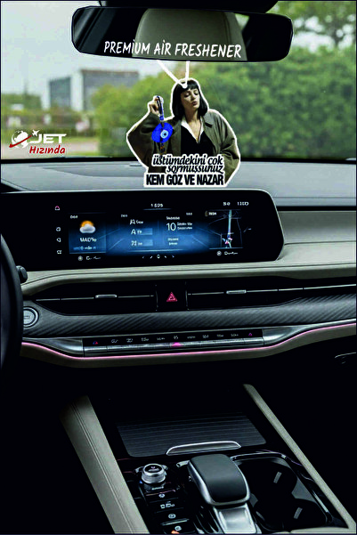 Jethızında Kem Göz Ve Nazar Tasarımlı Dekoratif Oto Araç Kokusu Ve Aksesuarı