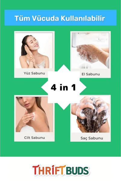 Thriftbuds 100% Natural Hand Face Hair Body Collagen Effective Skin Repairing Beautifully Fragrant Eucalyptus Herbal Soap 1Pcs
