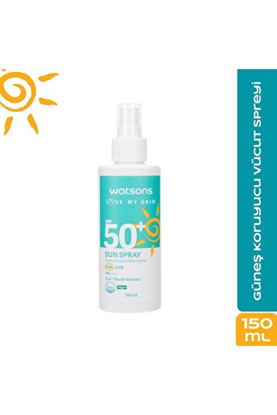 Watsons Vücut Güneş Koruyucu Sprey Spf50+ 150 Ml