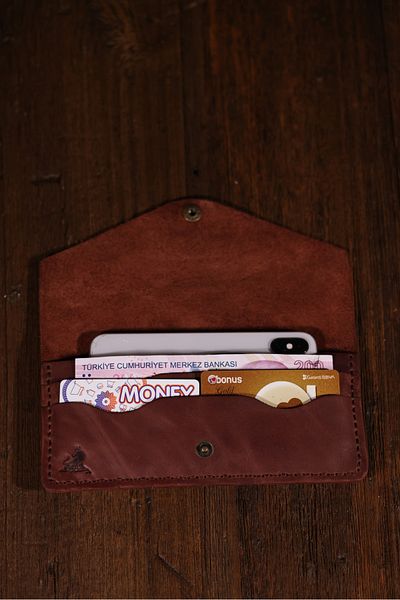 Derimoda Genuine Leather Handmade Long Wallet – Stylish and Durable for Women & Men