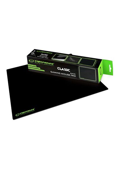 ESPERANZA Gaming mouse pad, 40x30 cm, anti-slip, black, Esperanza Classic Maxi