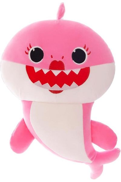 rexa Valman Shark Cuddly Toy – Fluffy Cute Shark Plush Doll, Soft Baby Shark Stuffed Animal