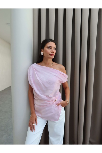 ESRAHELVACI Blouse with Gathered Buckle Detail