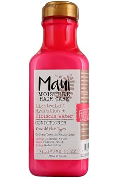 Maui Moisture بلسم مرطب خفيف بخلاصة ماء الكركديه لجميع أنواع الشعر - 385 مل