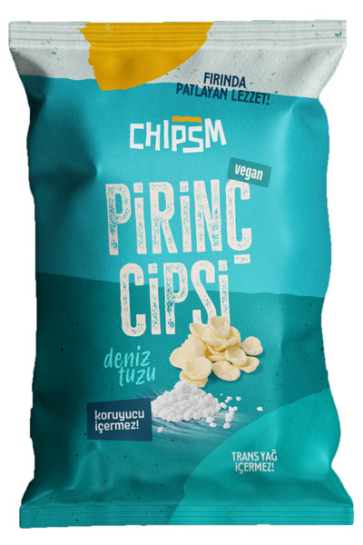 Doğal Agro CHIPSM PİRİNÇ CİPSİ DENİZ TUZLU 5'Lİ PAKET