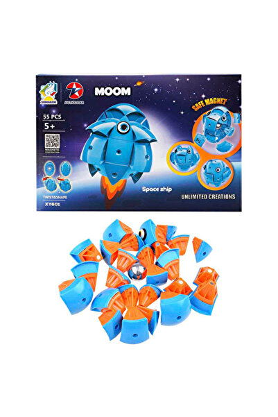 KUT FLY 4 قطع من المكعبات المغناطيسية 55 قطعة