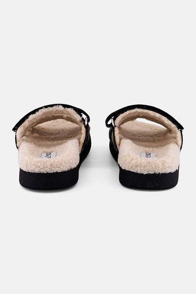 Steve Madden Kids Girl Velcro Closure Sanals, Black