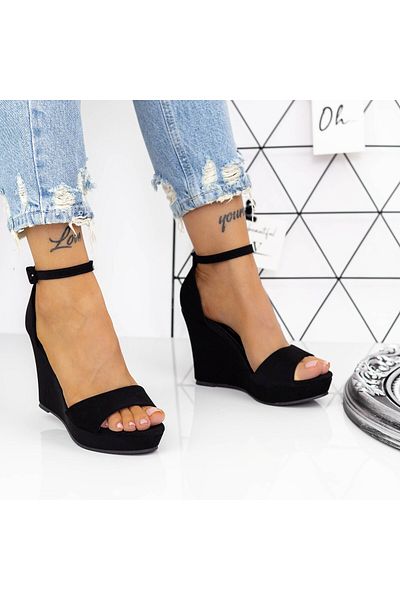 mei Sandale Dama cu Platforma 2HXS23 Negru Mei