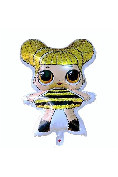 OEM Balon gigant din folie printesa, supapa de autoetansare, 74 x 49 cm, gold