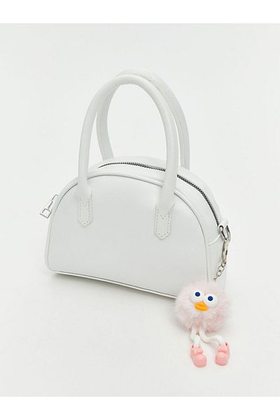 LC Waikiki White Leather Look Women's Shoulder Bag
