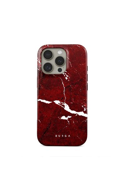 BURGA Phone Case Compatible iPhone 16 PRO MAX Hybrid 2-Layer Hard Shell Silicone Protective Case