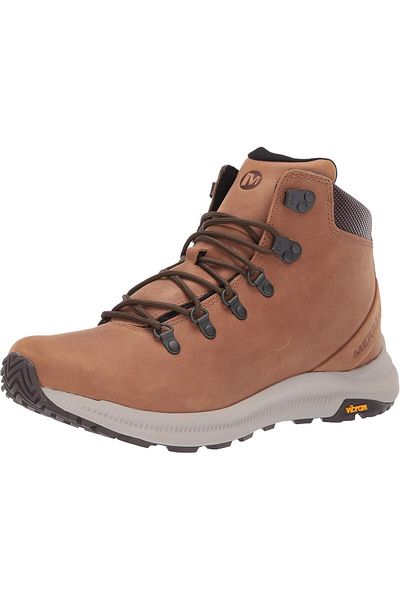 Merrell Men's Ontario Mid Hiking Shoe, Brown Sugar, 42