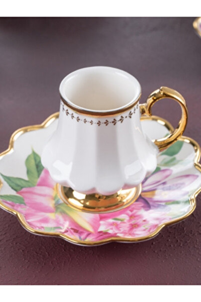 ACAR LÜKS AYAKLI FİNCAN TAKIMI 6LI