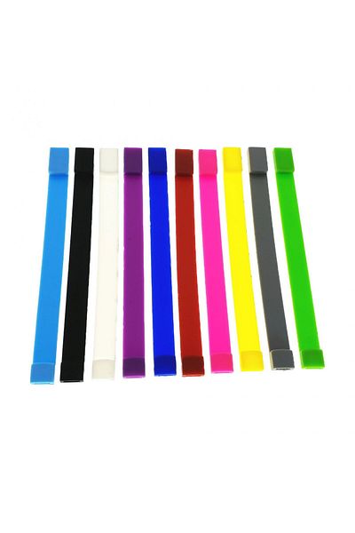 OEM USB-12BU case, for USB memory, burgundy silicone bracelet type