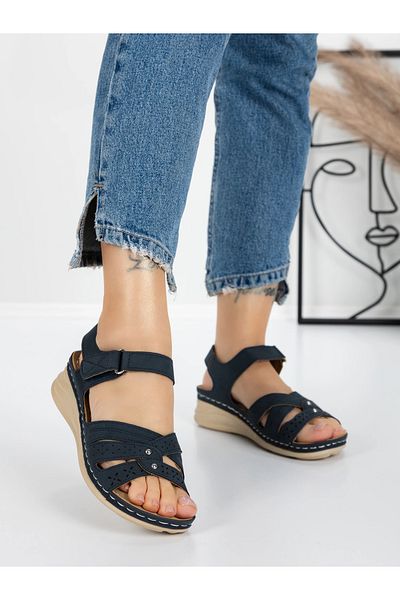 mei Sandale Dama cu Talpa Joasa 5GZ32 Albastru | Mei