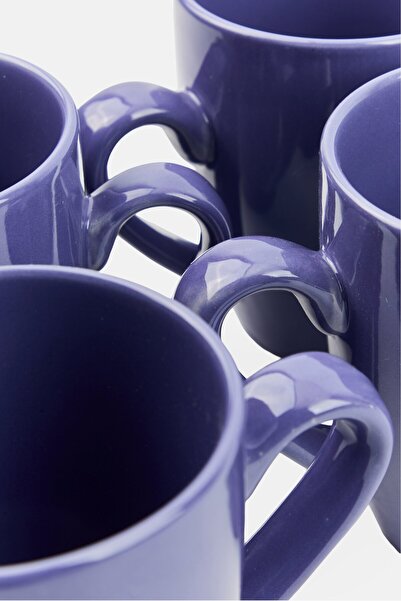 Maser 4 Pieces Coffee Cup 420 ml, Blue