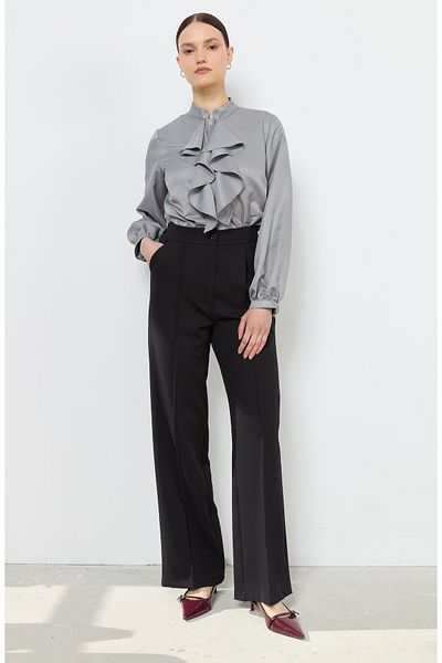 Fatma Atasoy Double Black Palazzo Pants