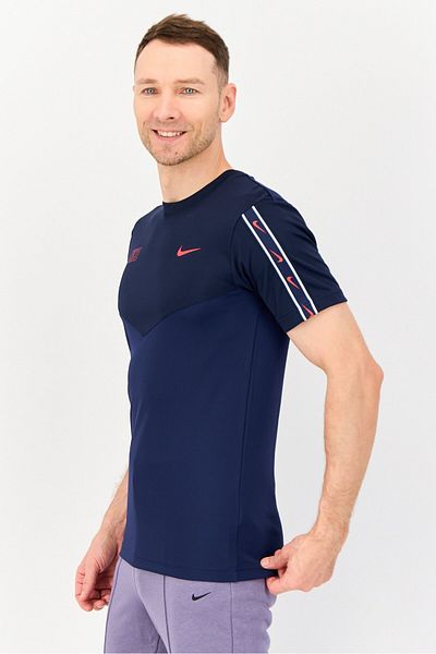 Nike Men Sportswear Fit Short Sleeves Training T-Shirt, Navy