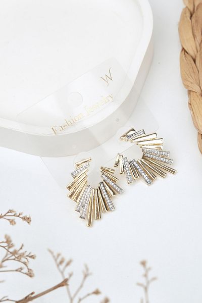 Jack Ferrero Luxury Steel/Not Darkening /Women's Earrings