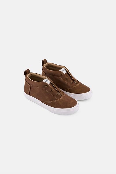 Toms Toddlers Boy Tiny Alpargata Fenix Mid Slip On Shoes, Tan