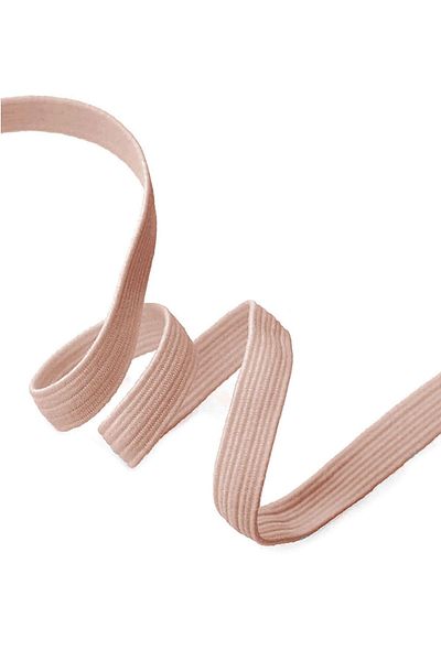 hapshoe Powder Pink 20 mm 5 Mt Durable Hard Flat Elastic Strip Rubber
