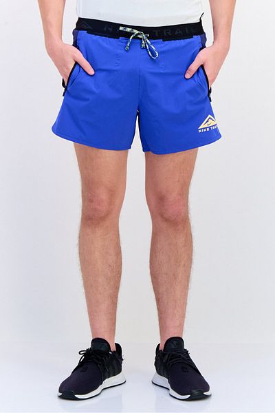 Nike Men Standard Fit 5 Length Running Shorts, Blue