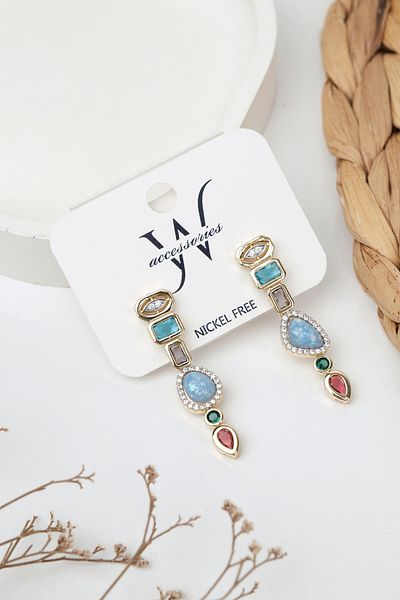 Jack Ferrero Luxury Steel/Not Darkening /Women's Earrings