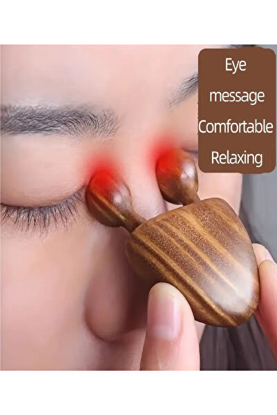 BABUN Oud Ud Ağacı Doğal Ahşap Minik Yüz Burun Göz Çene El Manuel Masaj Aparatı Aleti Çubuğu