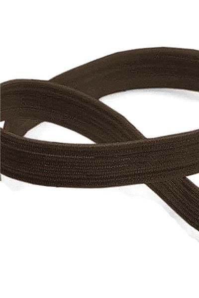 hapshoe Brown 20 mm 5 Mt Durable Hard Flat Elastic Ribbon Rubber