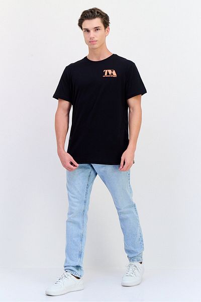 Funko Men Crew Neck Short Sleeve Graphic Print T-Shirt, Black