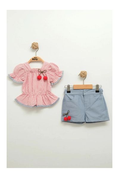 Mini Baray Girl in Shorts 2 Piece Set