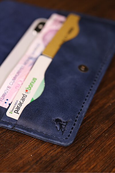 Derimoda Genuine Leather Handmade Long Wallet – Stylish and Durable for Women & Men