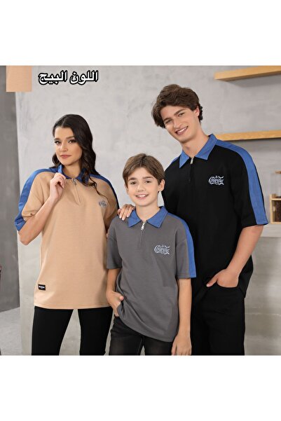ALANAQA Boys' Oversized Polo T-Shirt for Unisex, Ages 5-16 Years