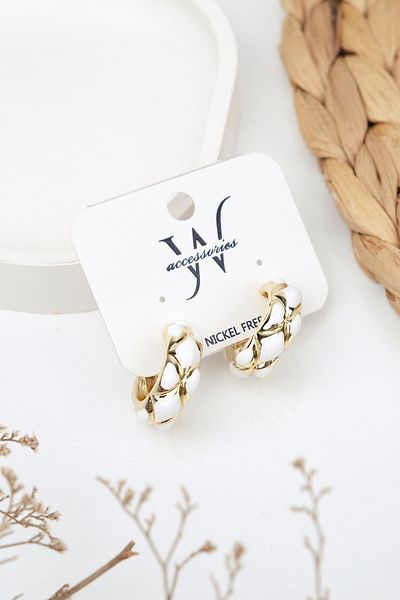 Jack Ferrero Luxury Steel/Not Darkening /Women's Earrings