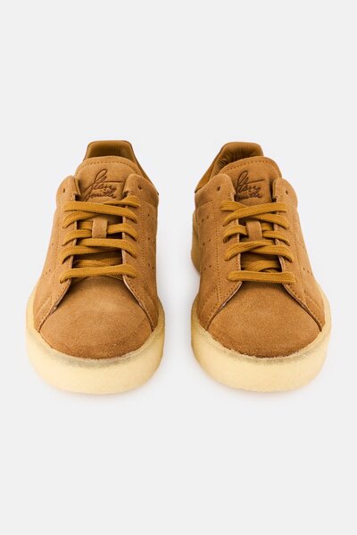 adidas Kids Boy Stan Smith Crepe Lace Up Outdoor Shoes, Brown